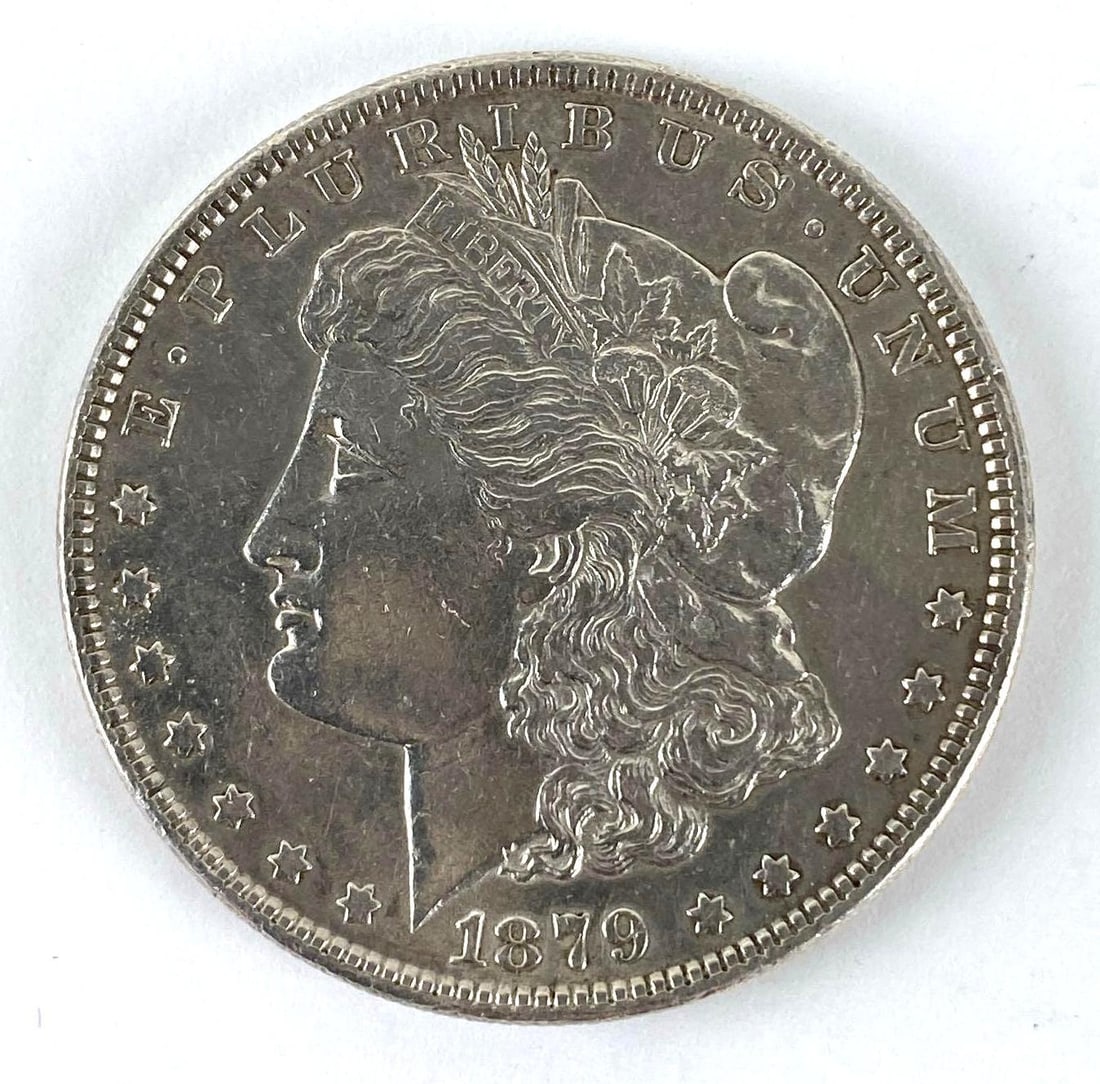 1879 US Morgan Silver Dollar (1 of 2)