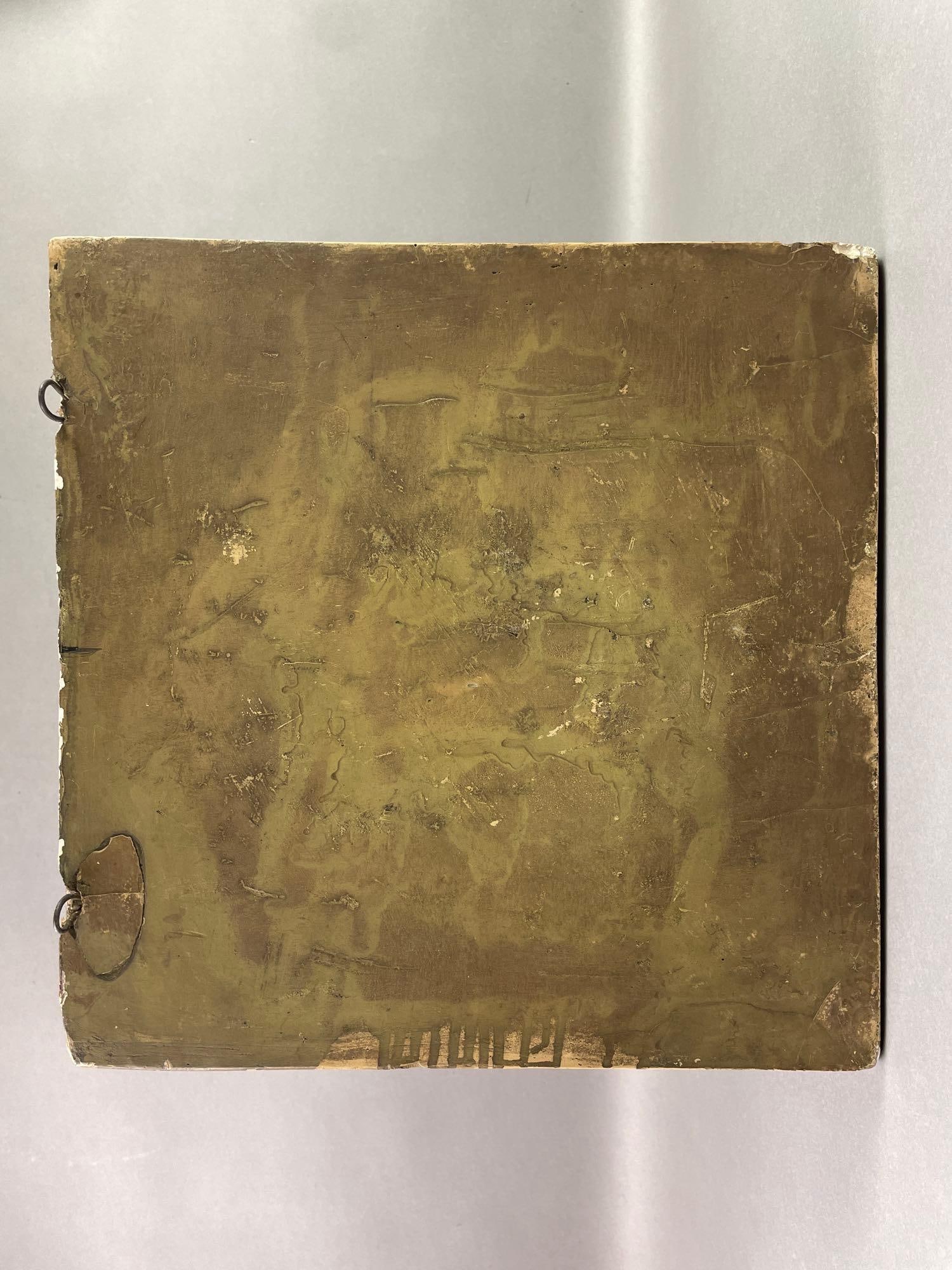 Antique Plaster Eagle Motif Wall Shelf - 4