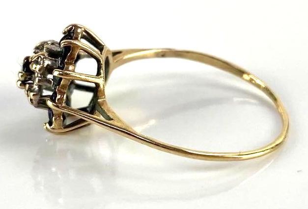 10K Gold Sapphire Ring - 2