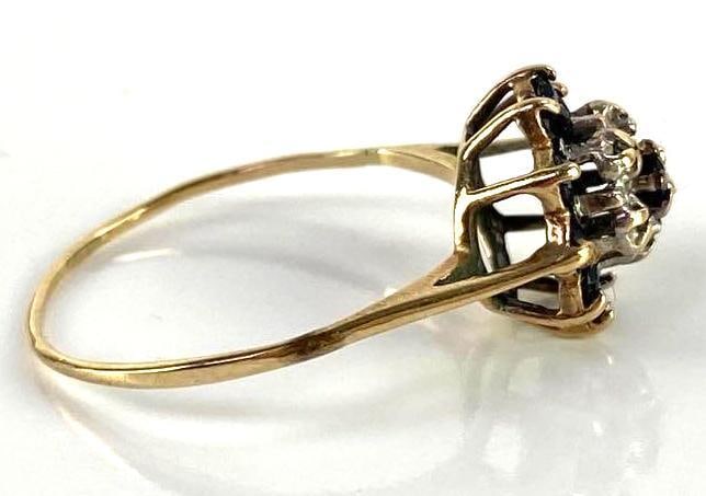 10K Gold Sapphire Ring - 3