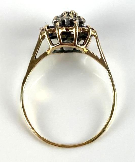 10K Gold Sapphire Ring - 4