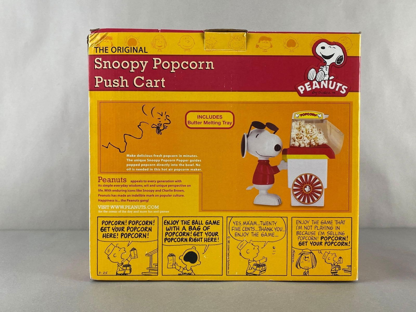 Smart Planet Peanuts Snoopy Popcorn Pushcart - 4