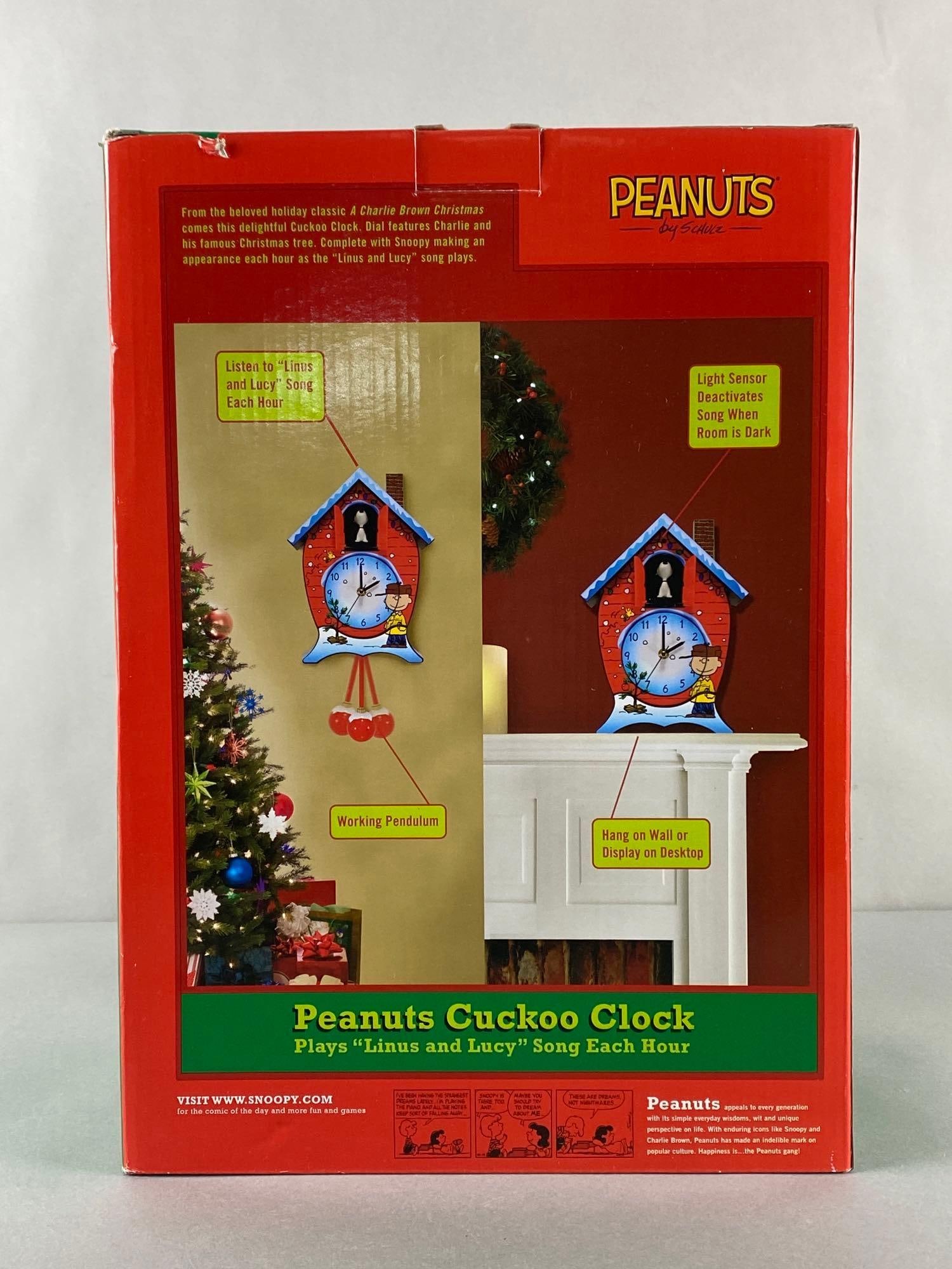 Peanuts Worldwide Plastic Wall Cuckoo Clock - 3