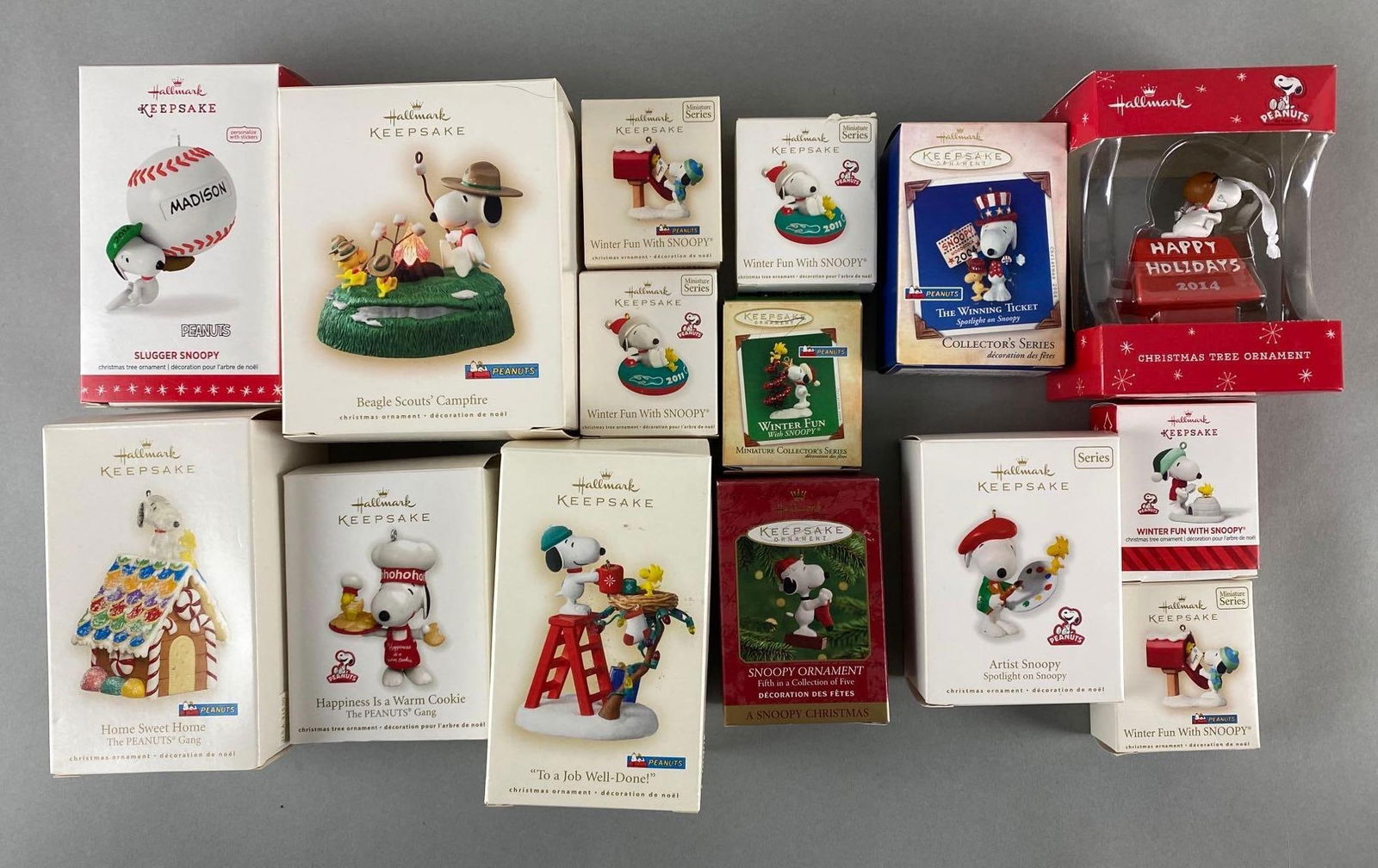 Group of 15 Hallmark Peanuts Snoopy Ornaments (1 of 3)