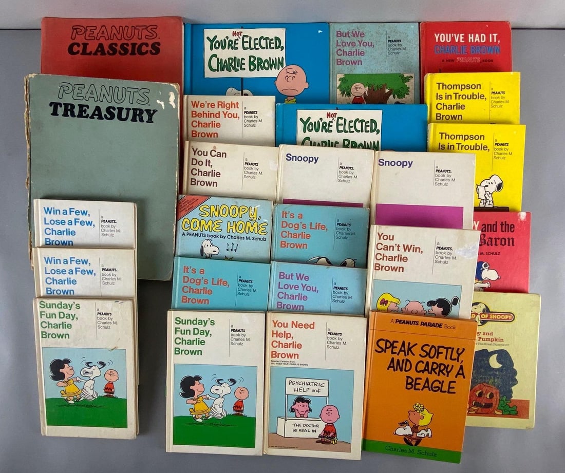 Group of 20+ Peanuts Charlie Brown Childrens Books (1 of 3)