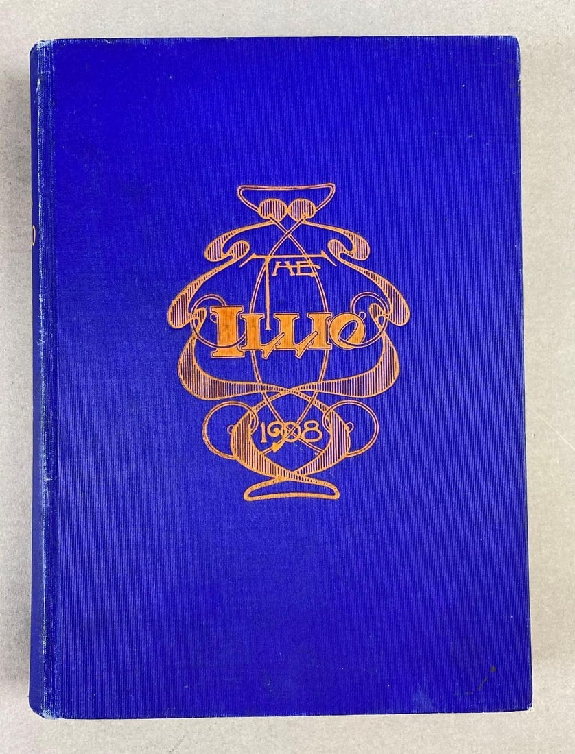 Vintage 1908 University of Illinois Yearbook (1 of 6)