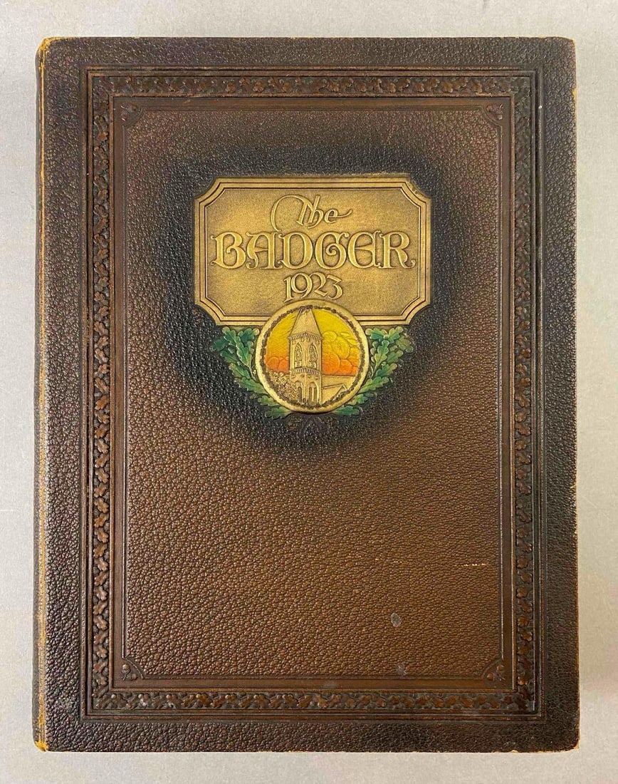 Vintage 1923 University of Wisconsin The Badger Yearbook Charles Lindbergh (1 of 5)