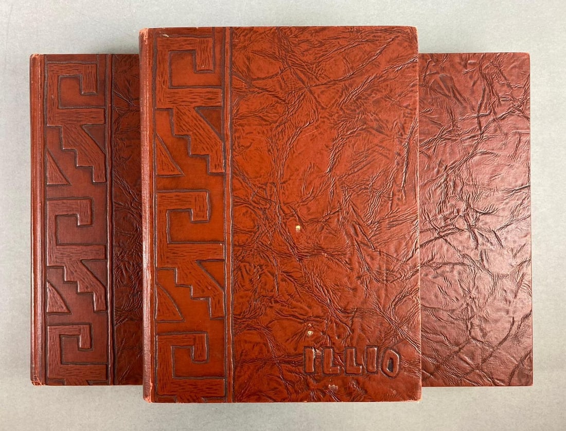 Group of 3 Vintage 1949 University of Illinois Yearbook Hugh Hefner (1 of 5)