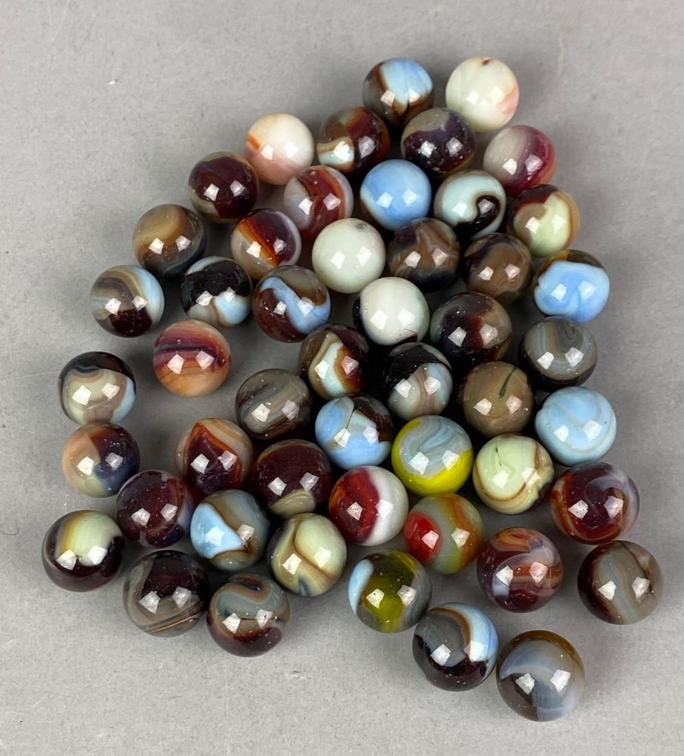 Group of 50 Jabo Glass Marbles (1 of 3)