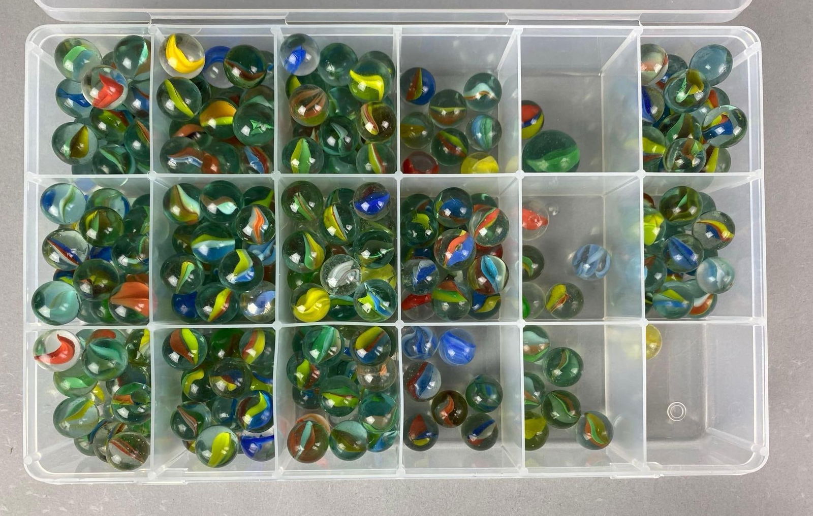 Group of Cats Eye Glass Marbles: In-House Shipping Option: If you would like to use our in-house shipping service, please select “Arrange My Own Shipping” when paying your invoice. After payment, our in-house shipping team wi