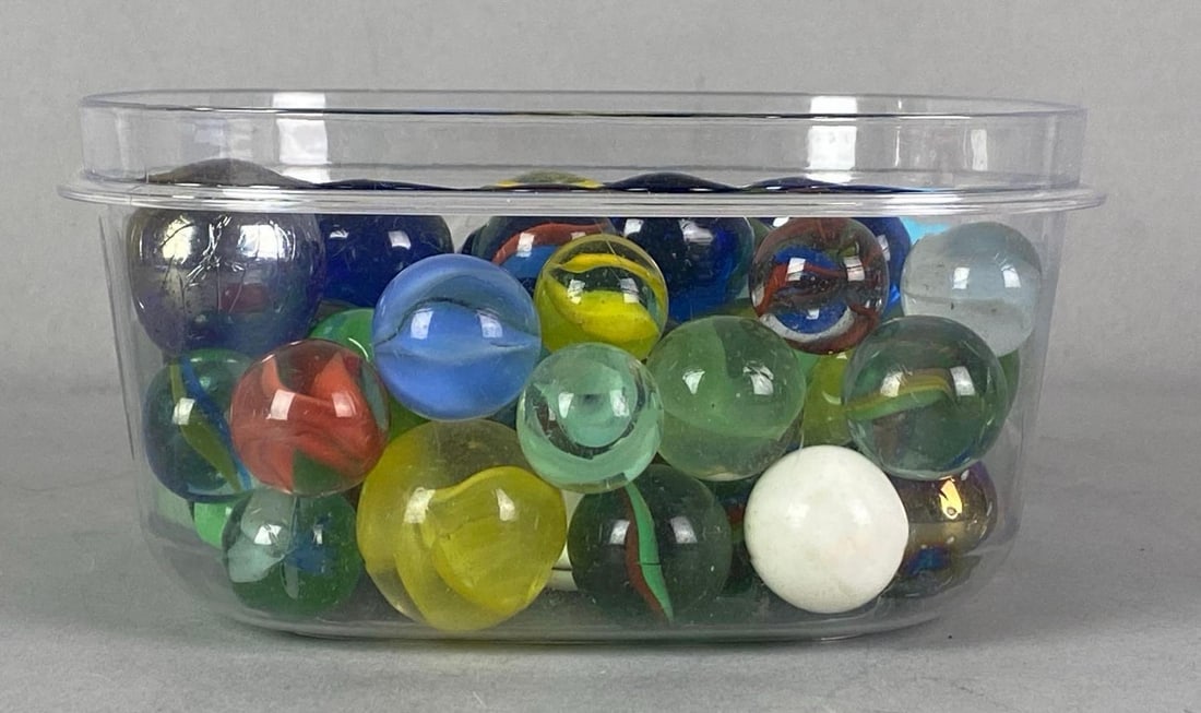 Group of Assorted Glass Marbles: In-House Shipping Option: If you would like to use our in-house shipping service, please select “Arrange My Own Shipping” when paying your invoice. After payment, our in-house shipping team wi