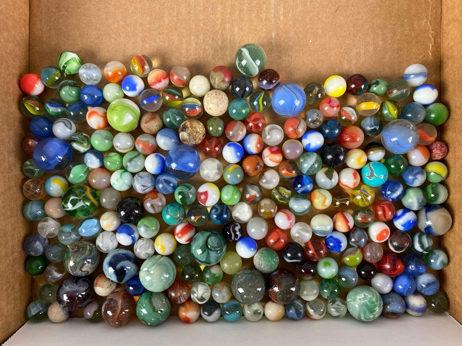 Group of Assorted Glass Marbles (1 of 3)
