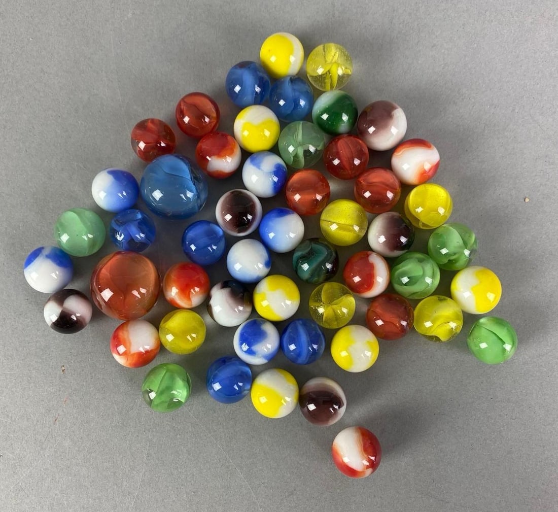 Group of Assorted Glass Marbles: In-House Shipping Option: If you would like to use our in-house shipping service, please select “Arrange My Own Shipping” when paying your invoice. After payment, our in-house shipping team wi