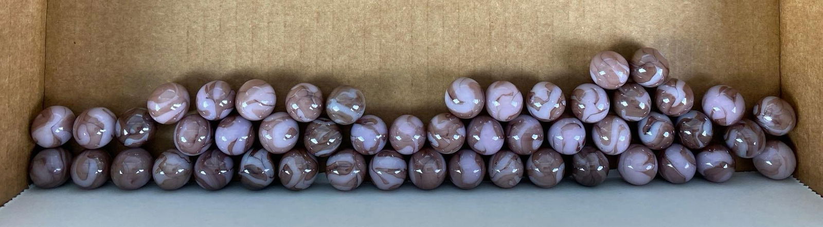 Group of 50 Champion Glass Marbles (1 of 3)