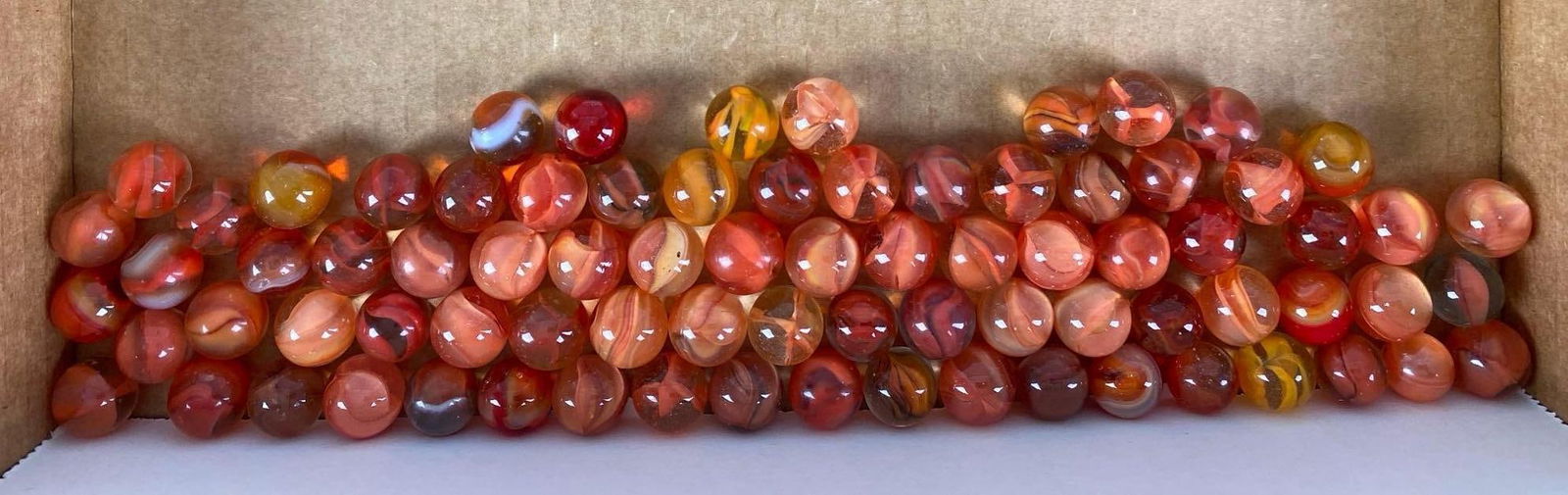 Group of 50+ Glass Marbles: In-House Shipping Option: If you would like to use our in-house shipping service, please select “Arrange My Own Shipping” when paying your invoice. After payment, our in-house shipping team wi