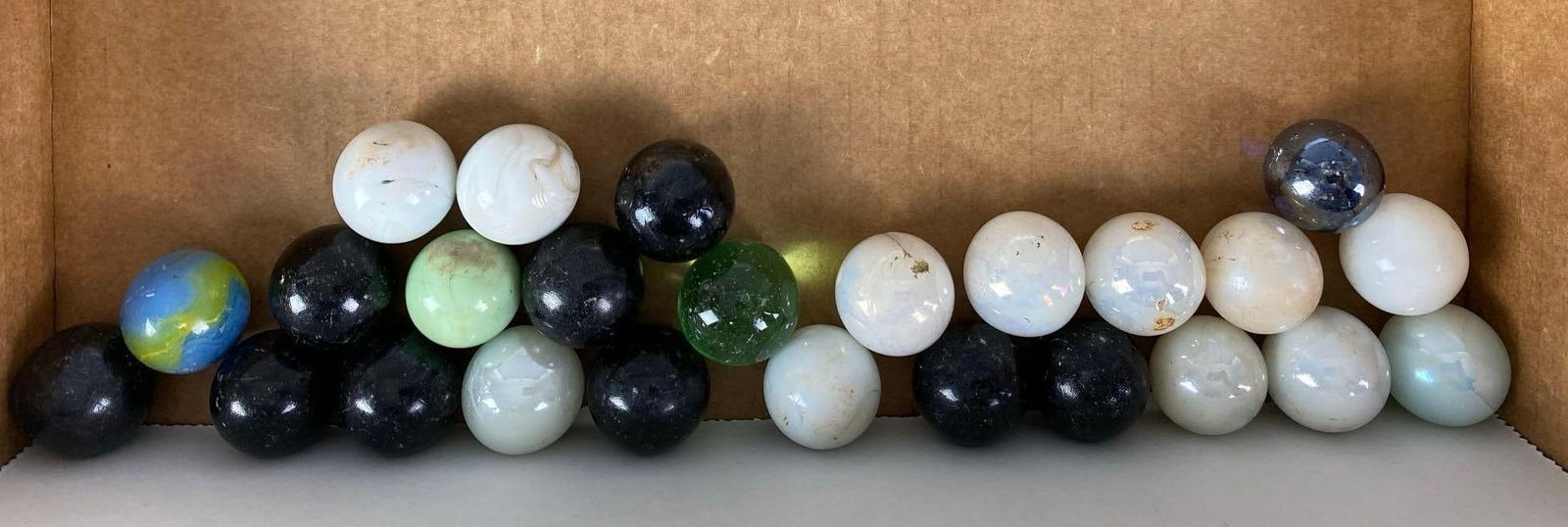 Group of Assorted Jabo Glass Shooter Marbles (1 of 3)