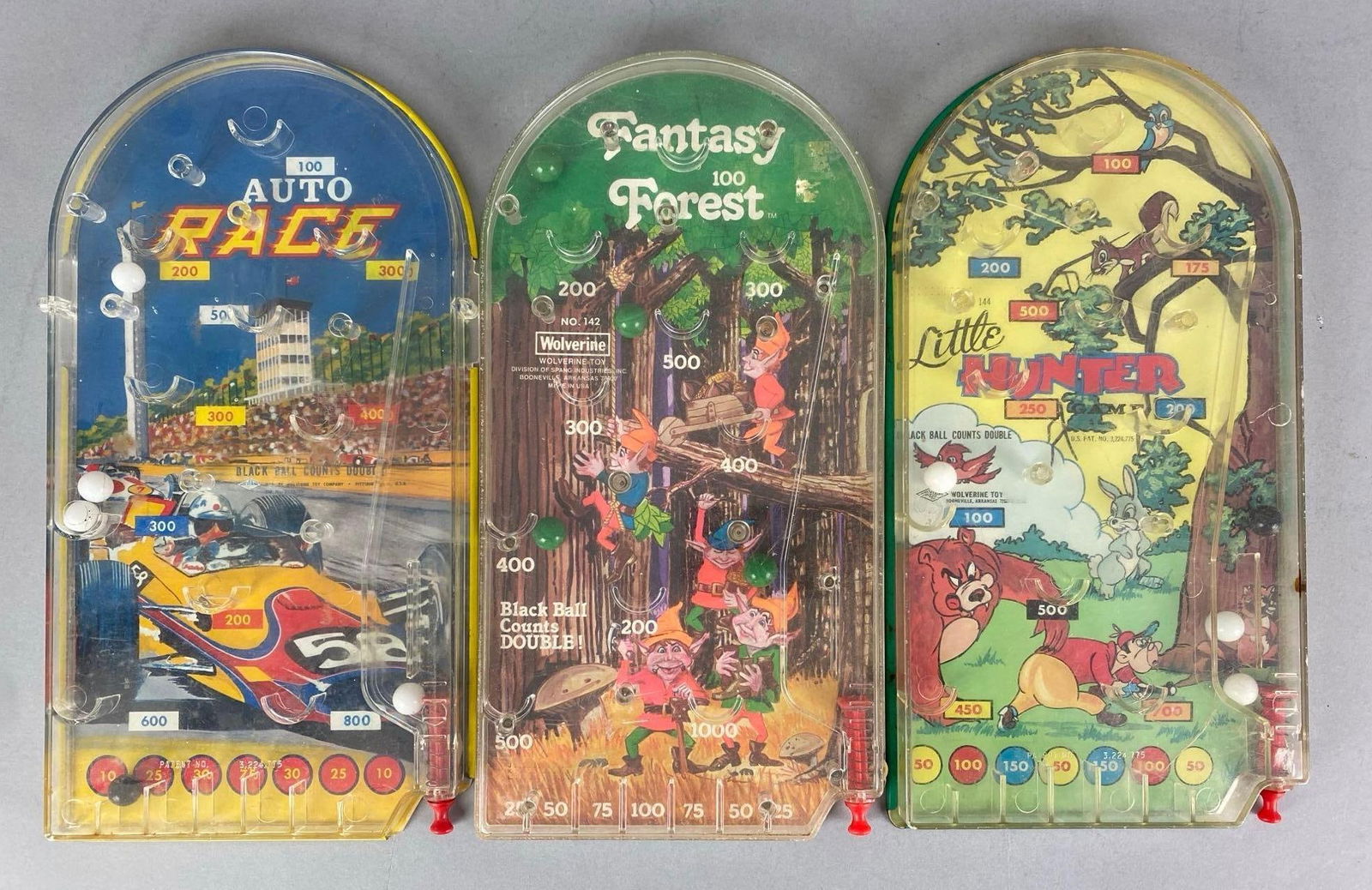 Group of 3 Vintage Wolverine Pinball Gamea (1 of 3)