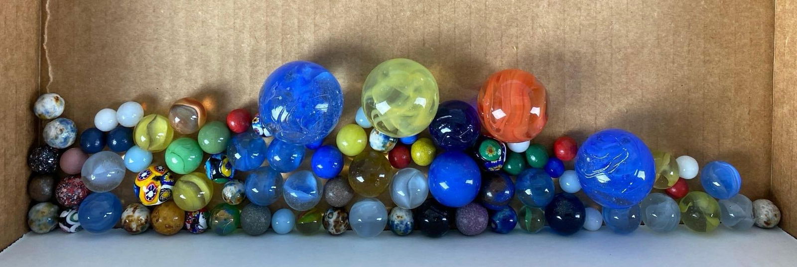 Group of Assorted Glass Marbles (1 of 3)