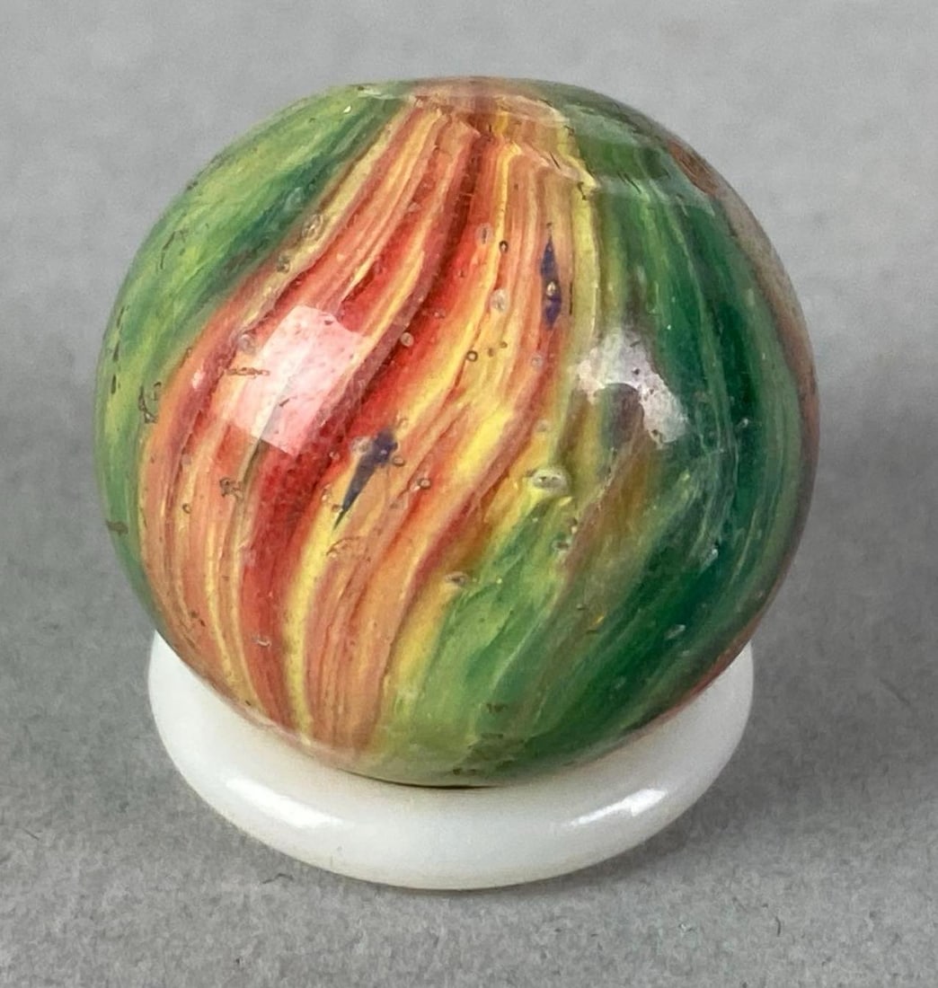 Antique German Onion Skin Glass Marble (1 of 4)