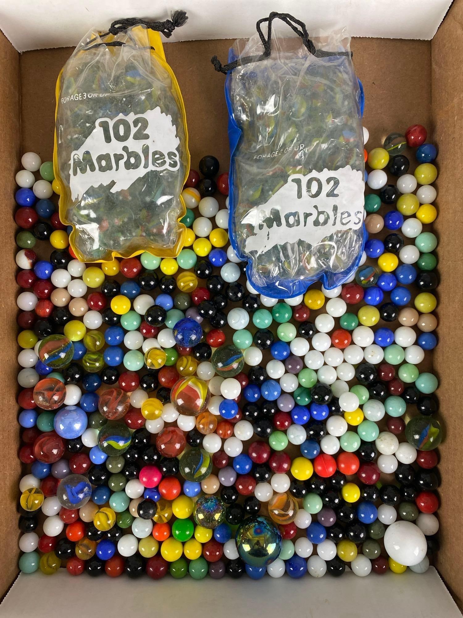 Group of Assorted Glass Marbles (1 of 3)