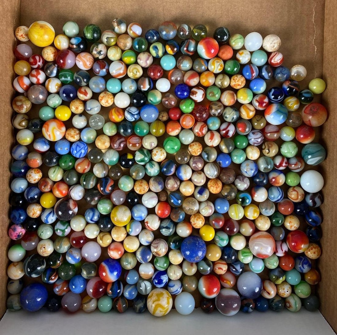 Group of Assorted Glass Marbles (1 of 3)