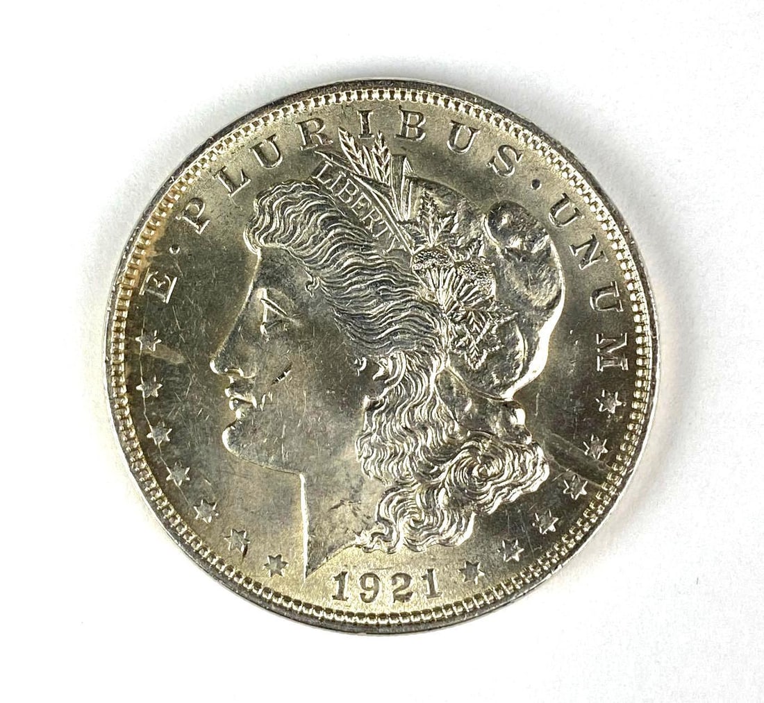 1921 US Morgan Silver Dollar (1 of 2)