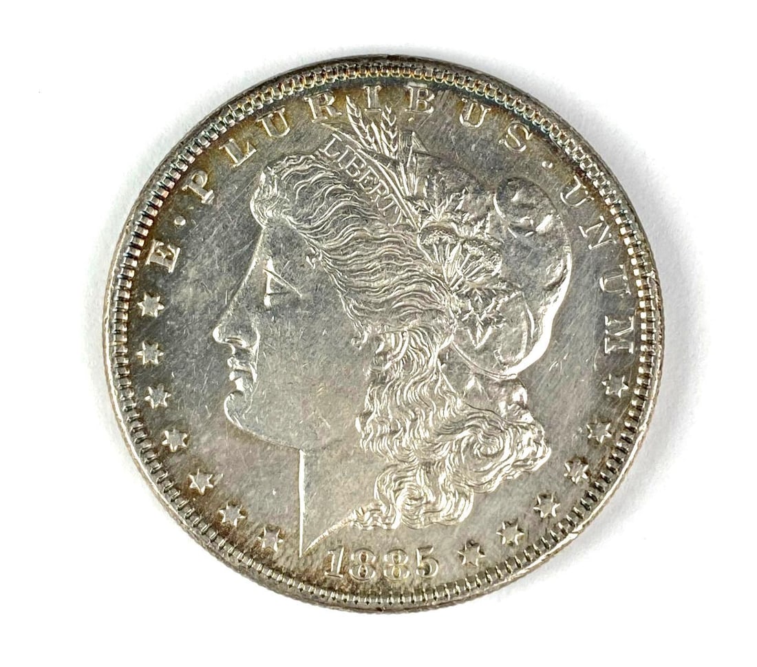 1885 US Morgan Silver Dollar (1 of 2)