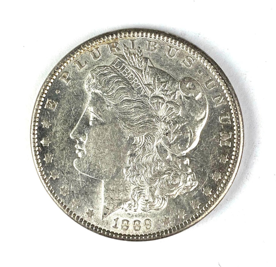 1889 Us Morgan Silver Dollar (1 of 2)