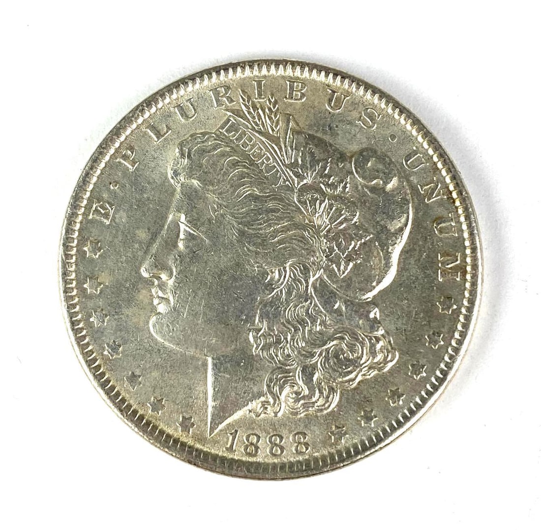 1888 US Morgan Silver Dollar (1 of 2)