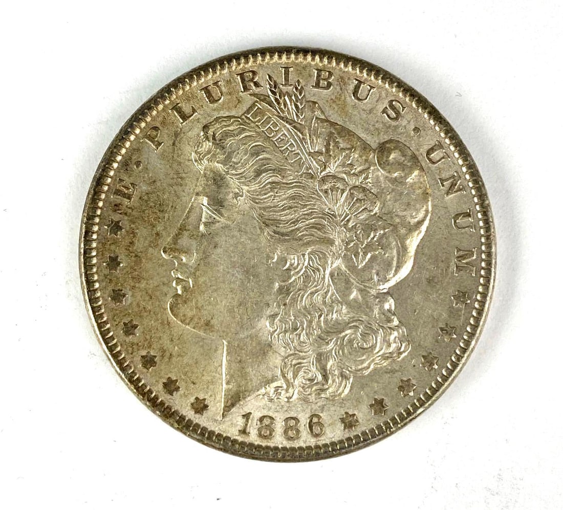1886 US Morgan Silver Dollar (1 of 2)