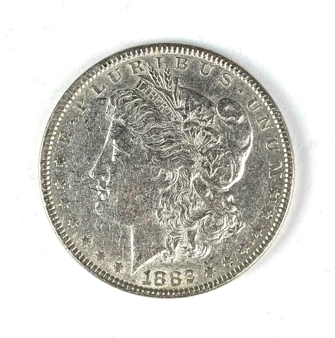 1882 US Morgan Silver Dollar (1 of 2)