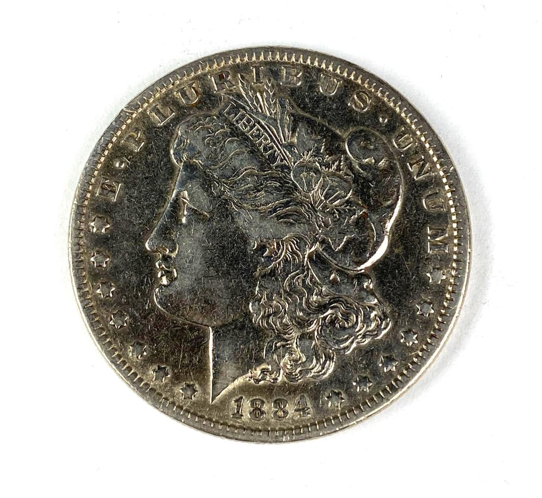 1884 US Morgan Silver Dollar (1 of 2)
