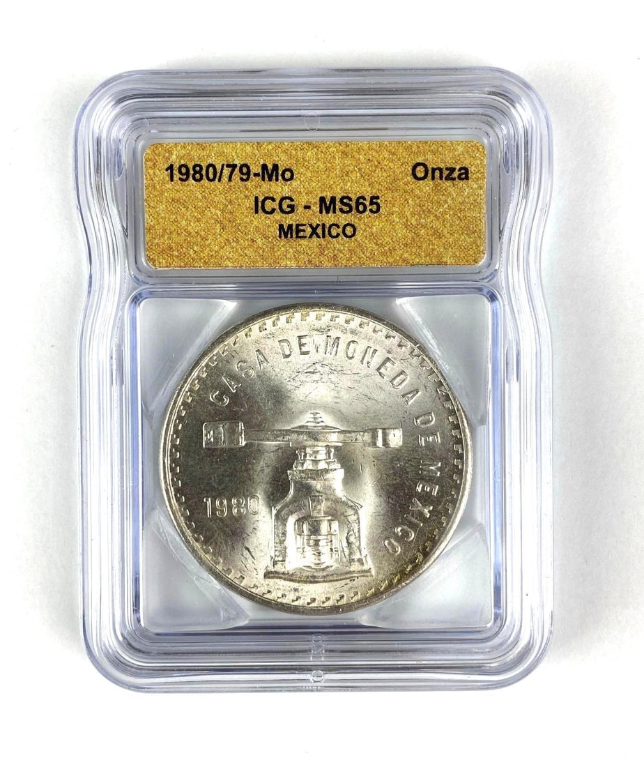 1989/79 Mexico Balance Scale 1 oz .925 Sterling Silver ICG Graded MS65: In-House Shipping Option: If you would like to use our in-house shipping service, please select “Arrange My Own Shipping” when paying your invoice. After payment, our in-house shipping team
