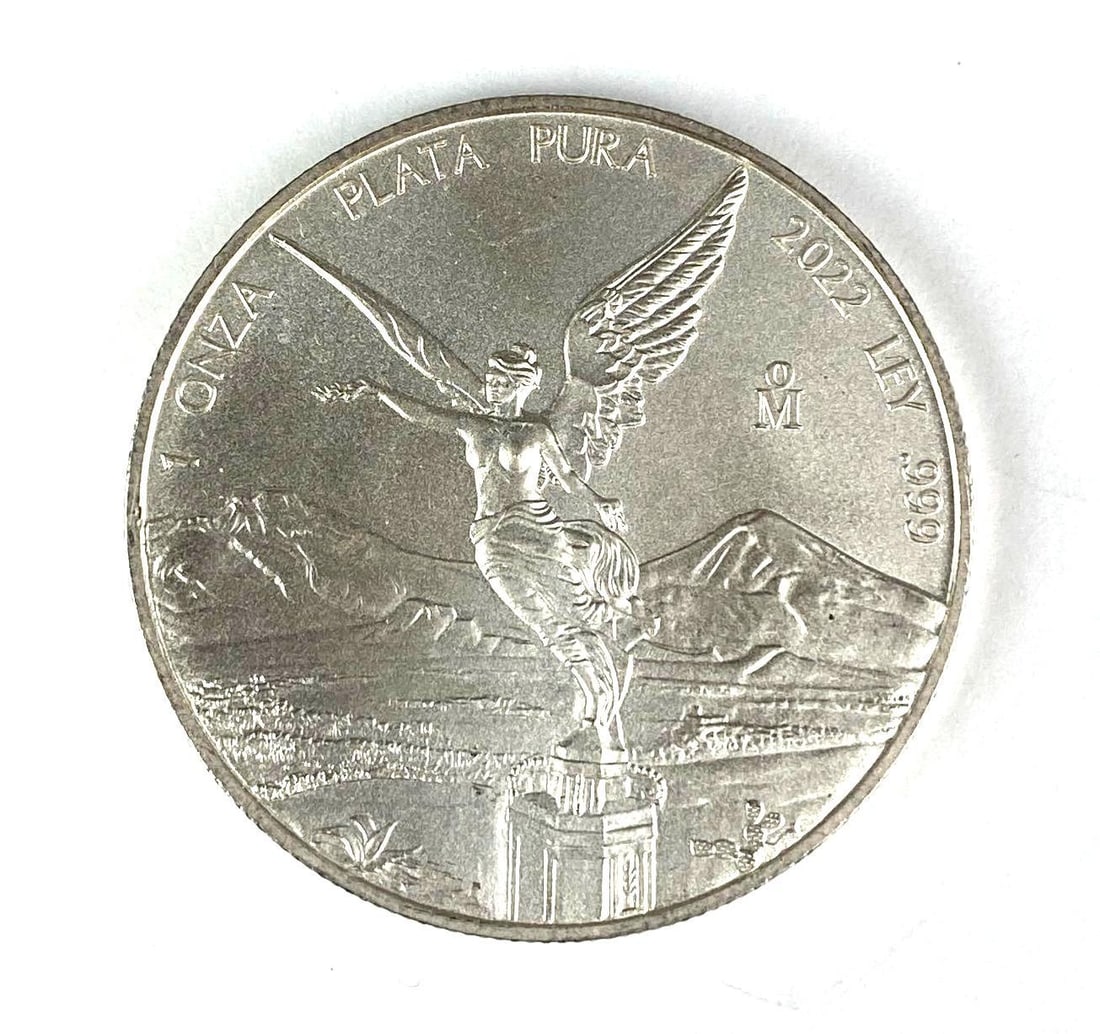 2022 Mexico Libertad 1 Onza 1 oz .999 Fine Silver Round (1 of 2)