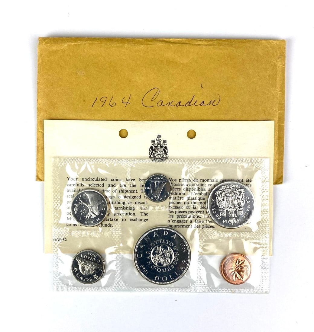 1964 Royal Canadian Mint Coin Proof Set (1 of 2)