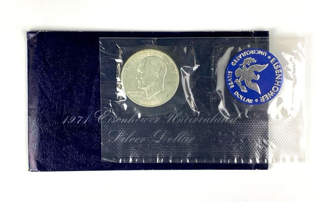 1971 UNC Eisenhower Silver Dollar (1 of 2)