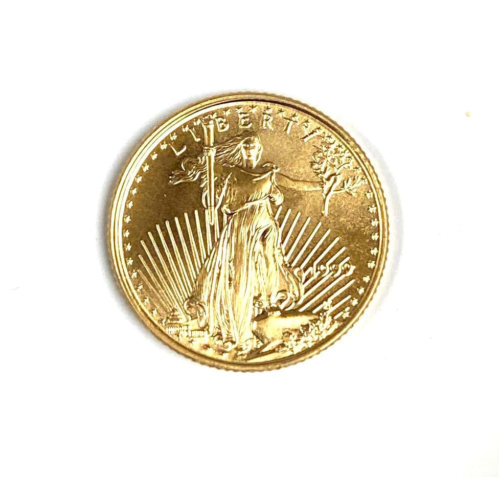 1999 US Mint $5 1/10 oz American Gold Eagle: In-House Shipping Option: If you would like to use our in-house shipping service, please select “Arrange My Own Shipping” when paying your invoice. After payment, our in-house shipping team