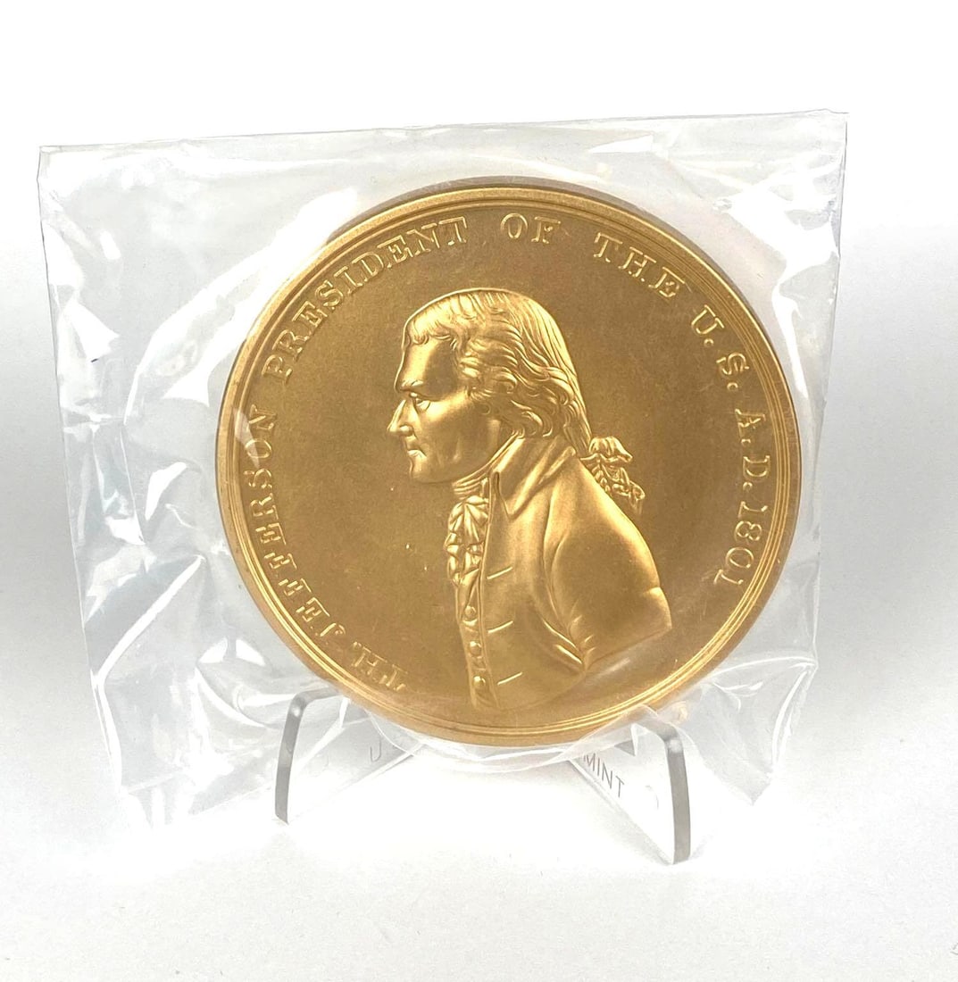 US Mint Thomas Jefferson Presidential Peace and Friendship Bronze Medallion (1 of 4)