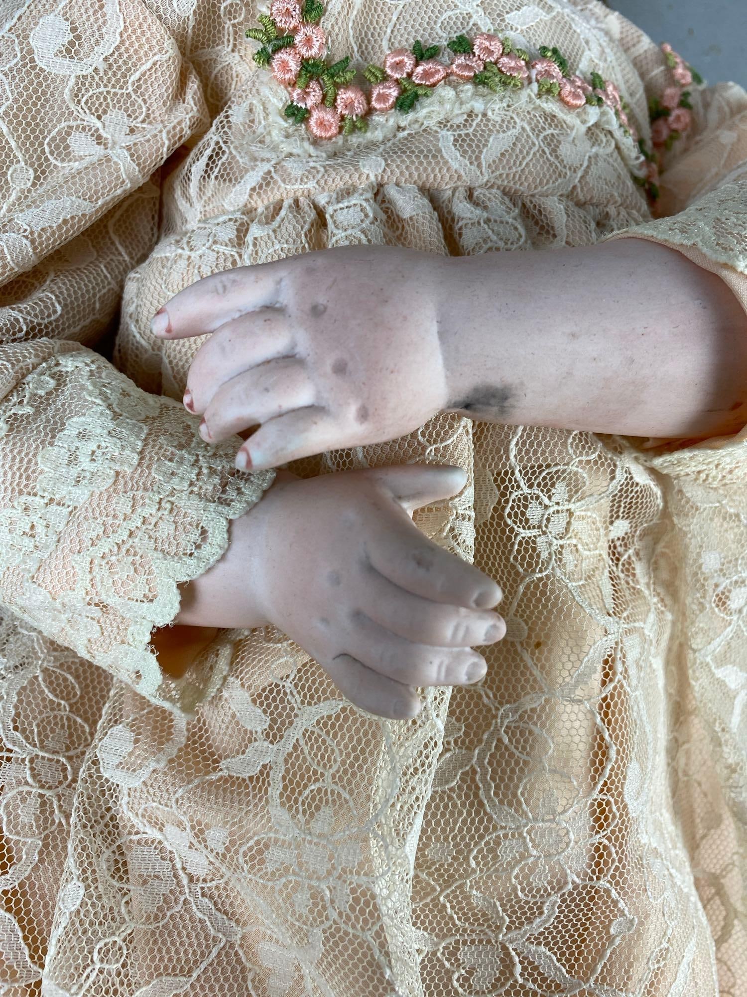 A.M. Beanly Bisque Child Doll - 6