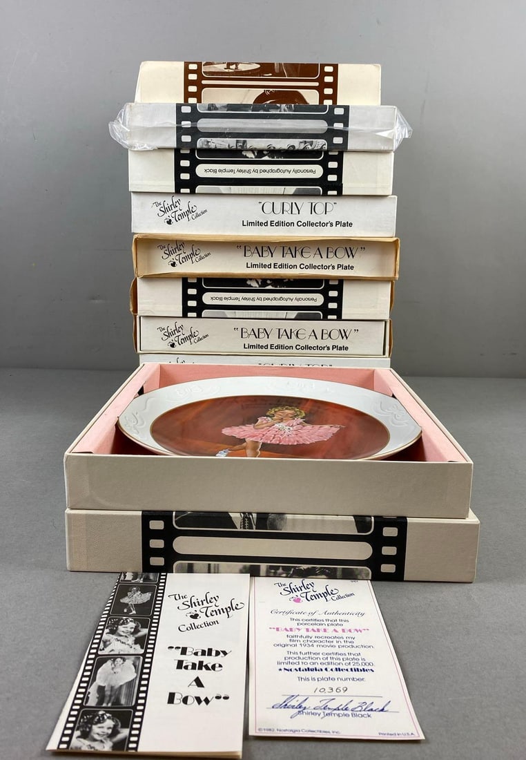 Group of 10 The Shirley Temple Collection Collector Plates (1 of 2)