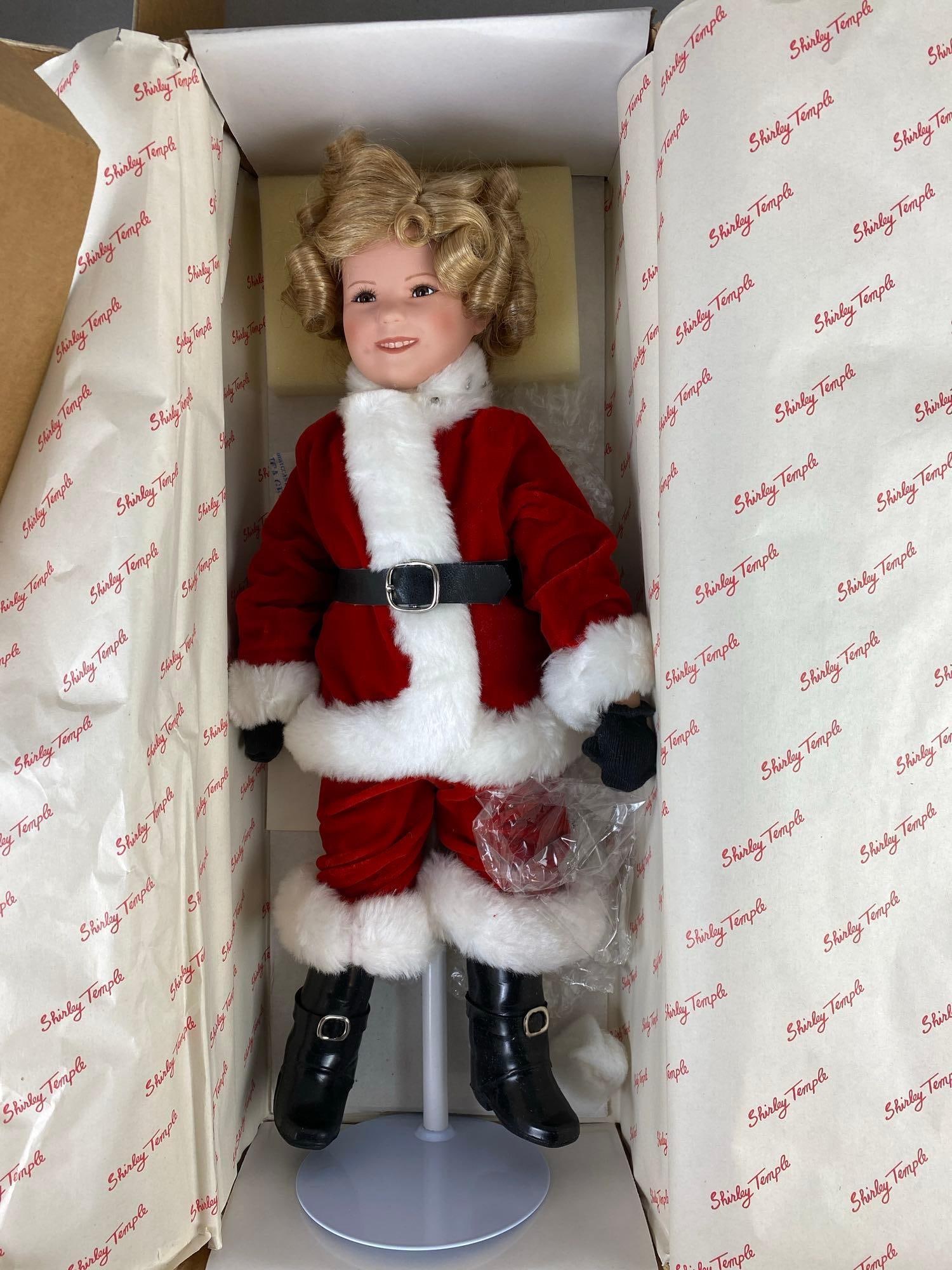 1995 The Danbury Mint “ Santa Helper?? Shirley Temple Doll (1 of 3)