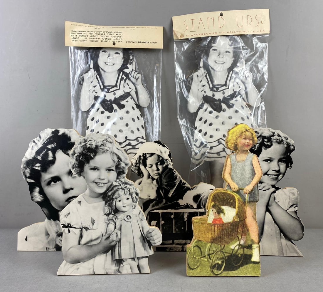 Group of 7 Stand Up Shirley Temple Cut Outs (1 of 5)