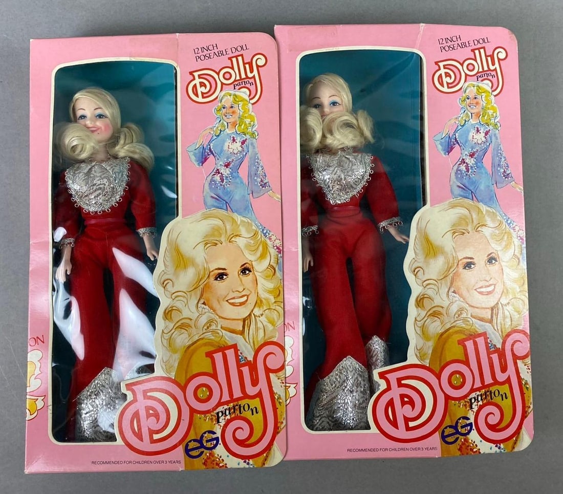 Group of 2 Vintage Dolly Parton 12?? Poseable Dolls (1 of 4)