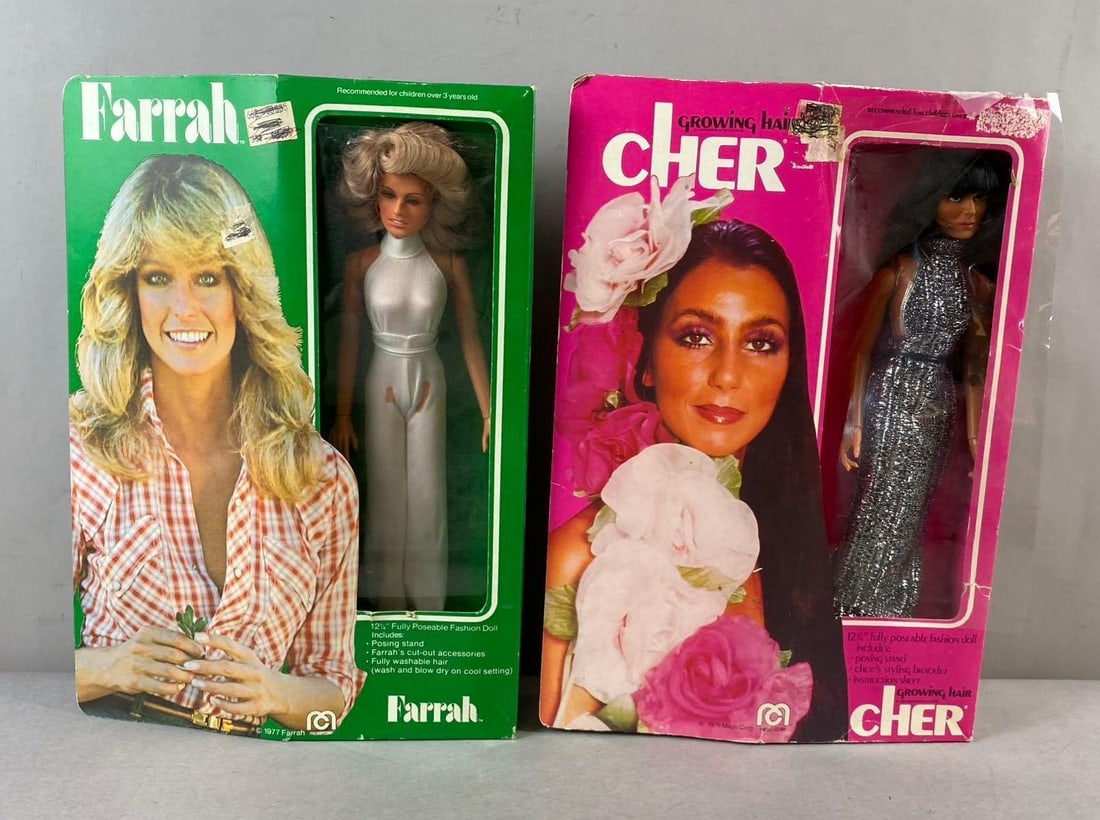 Group of 2 Vintage Farrah/Cher Fashion Dolls (1 of 2)