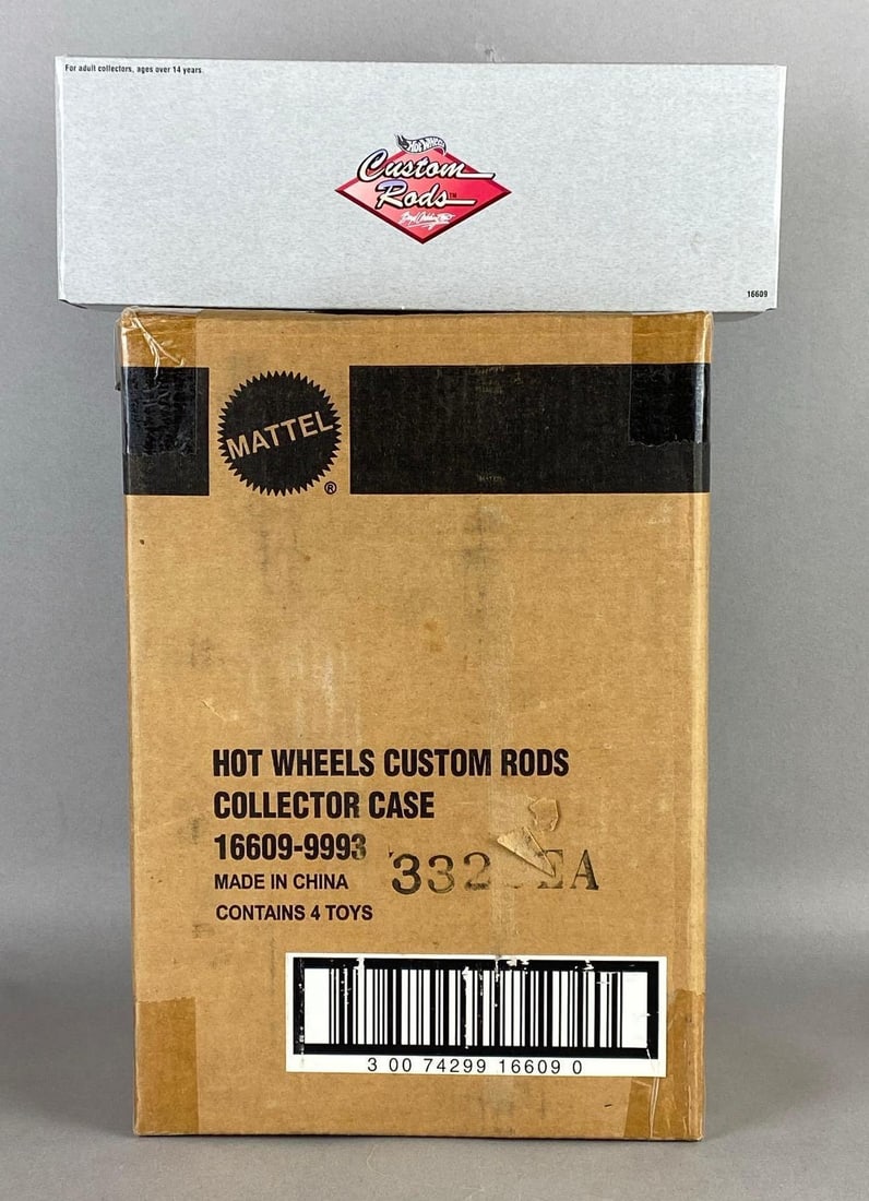 Factory Box of Mattel Hot Wheels Custom Rods Boyd Coddington Vehicles (1 of 5)
