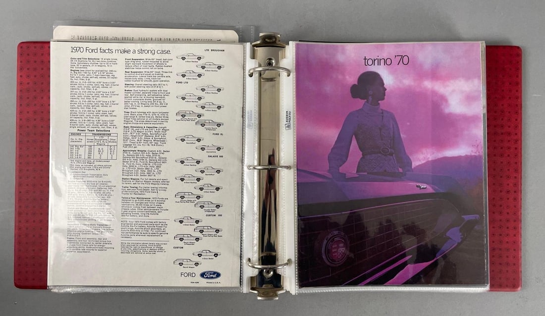 Group of 38 Vintage Ford Automobile Advertising Brochures (1 of 7)