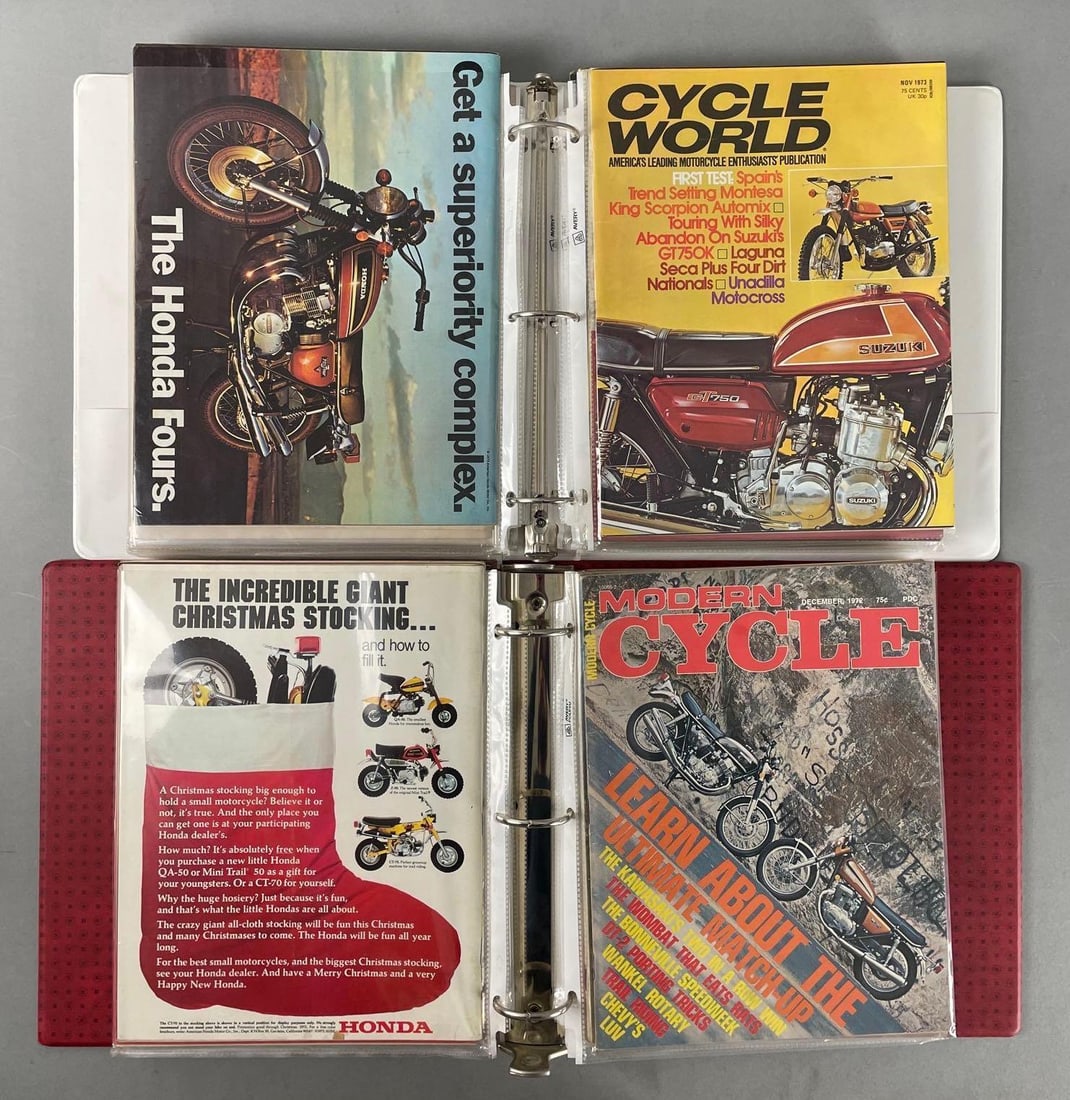 Group of 24 Vintage Motorcycle Magazines (1 of 3)