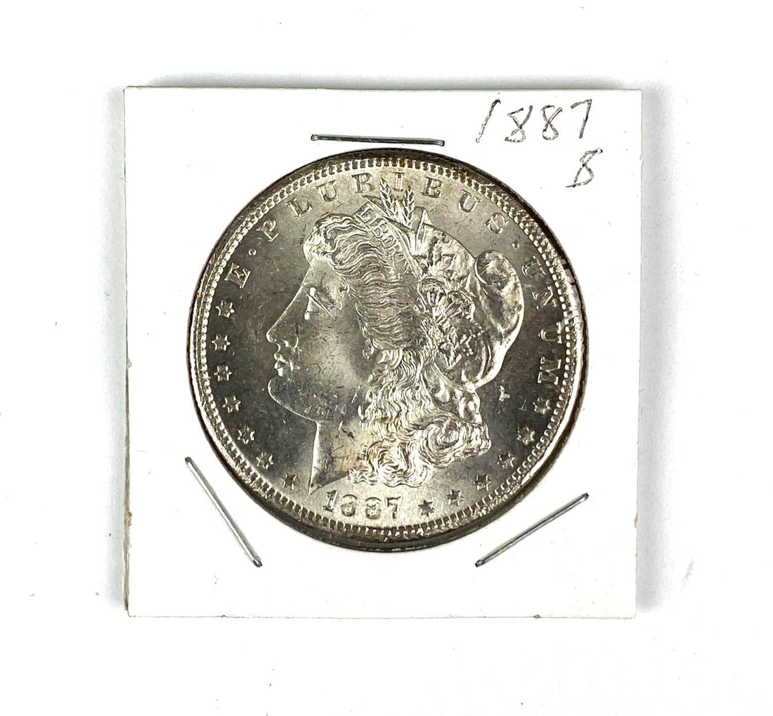 1887 S US Morgan Silver Dollar (1 of 2)