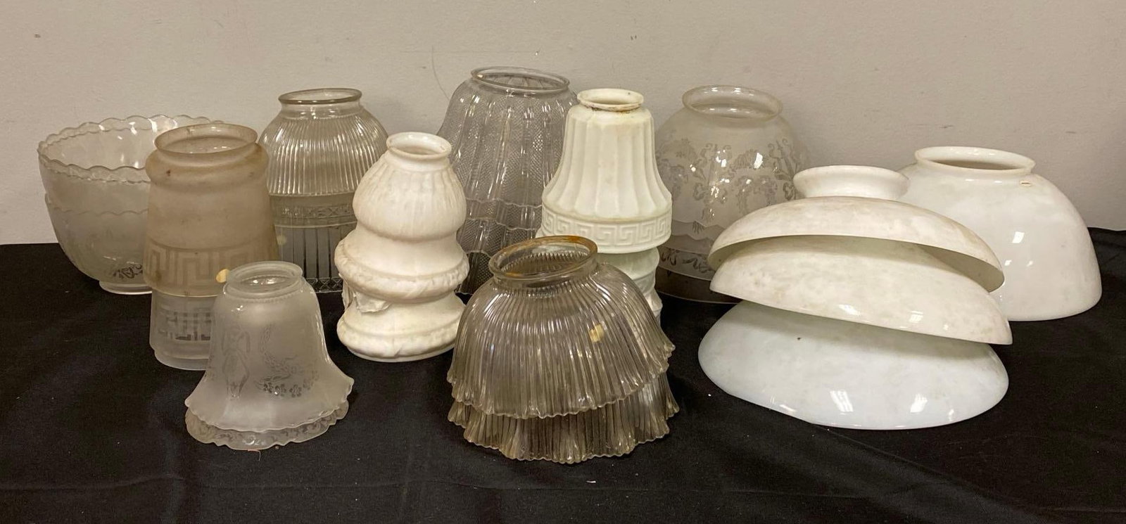 Group of Glass Lamp Shades (1 of 3)