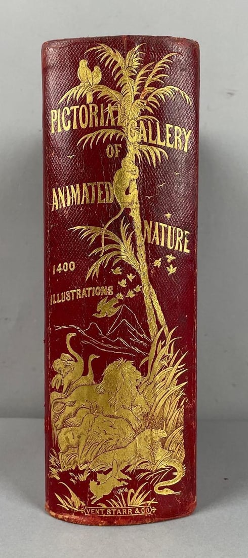 1864 Pictorial Gallery of Animated Nature Hardcover Book: In-House Shipping Option: If you would like to use our in-house shipping service, please select “Arrange My Own Shipping” when paying your invoice. After payment, our in-house shipping team wi